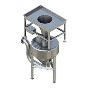 Cañon neumático transporte rumen Aserinox